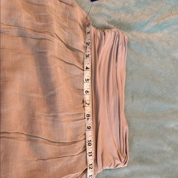 Apt. 9 Beige Midi Wrap Skirt Asymmetrical High-Low - Picture 8 of 11